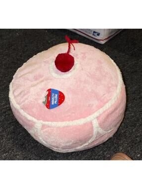 Target Bullseye Playground Valentine’s 2026 Pink Cake Pillow With Cherry On Top